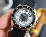 Cartier Calibre De Series 42MM 316L Steel Imported Automatic Movement Silver Case Watch